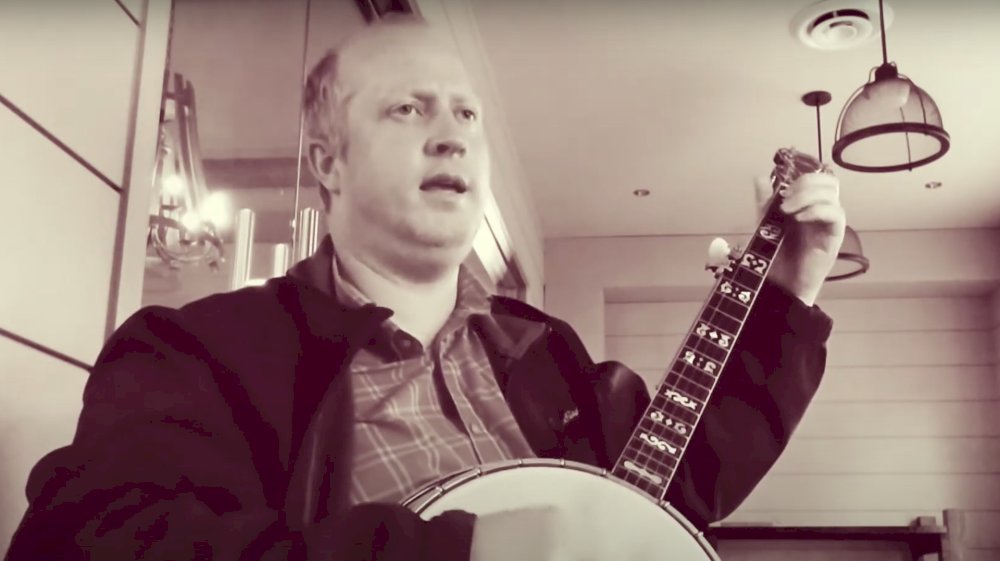 Neil McDaniel in the Music Room at the Barn in Margaree