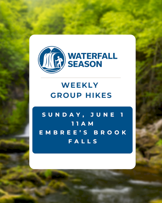 Waterfall Season Group Hike: Embree’s Brook Falls